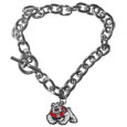 Fresno St. Bulldogs Charm Chain Bracelet